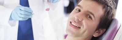 Man at the dentist in Fairfield